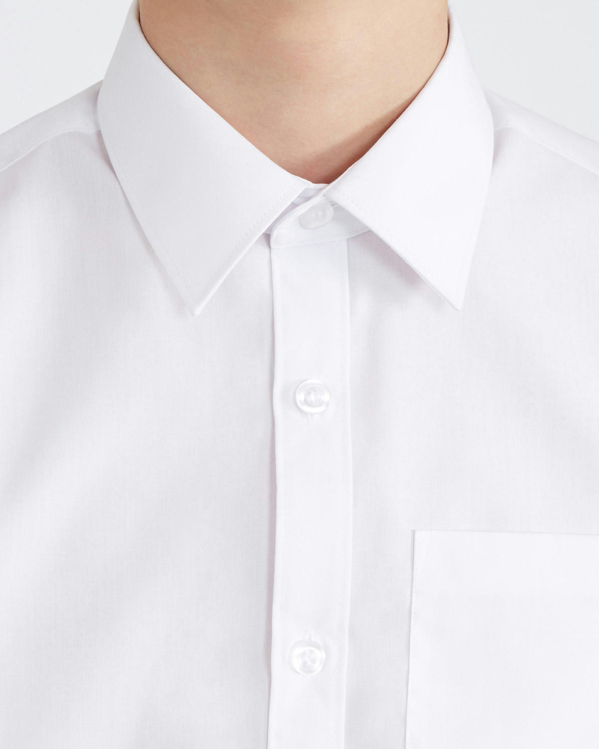 Short-Sleeved Non Iron Shirt - Pack of 3 - (4-16 Years)