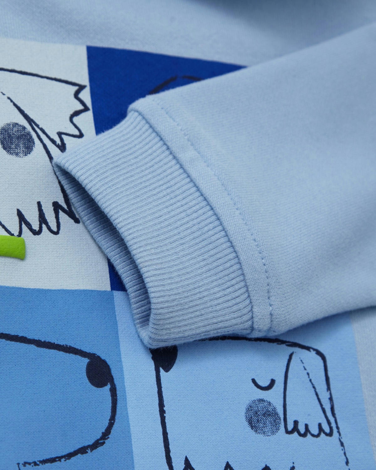 Cotton Rich Colour Block Hoodie (6 months-4 years)