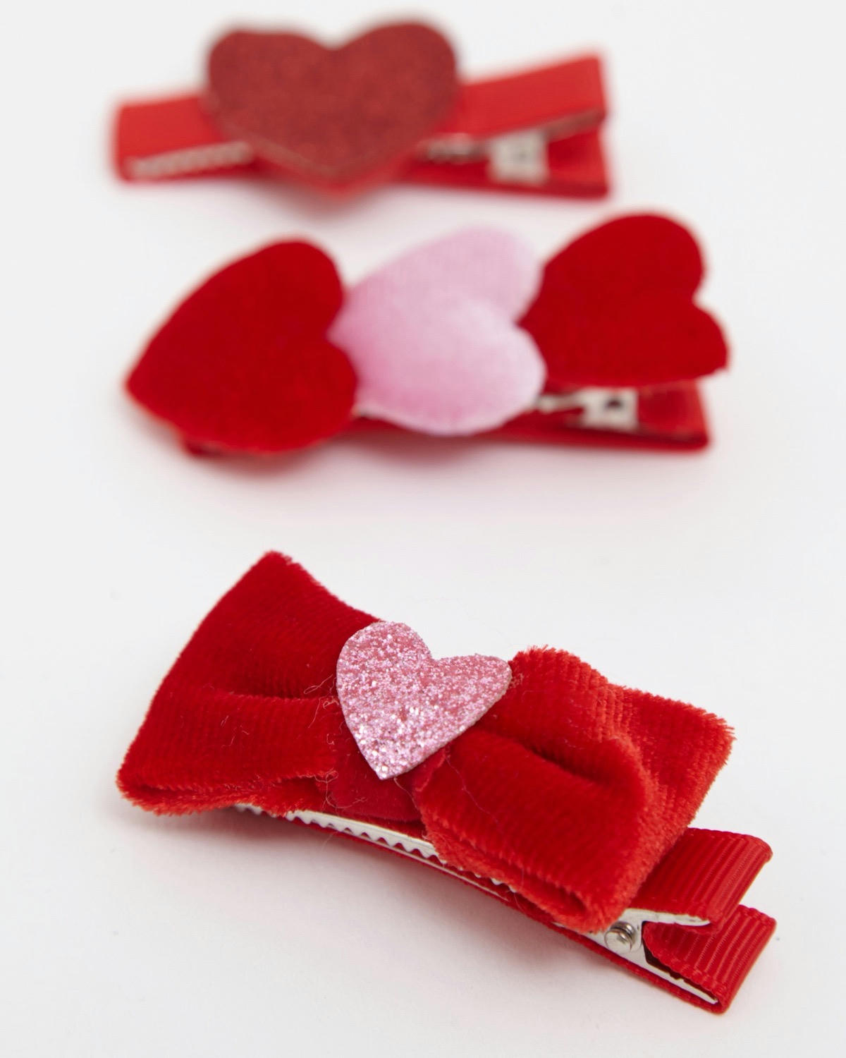 Heart Clips - Pack Of 6
