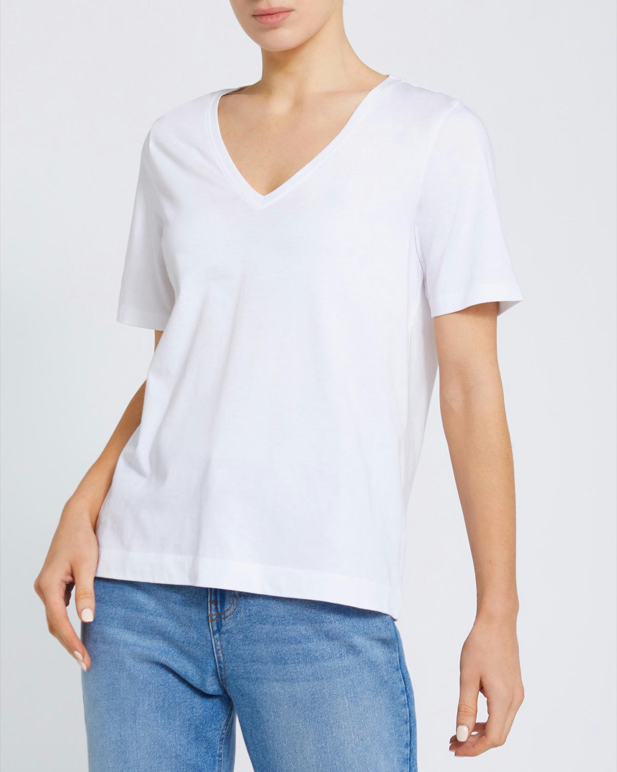 V-Neck Cotton T-Shirt