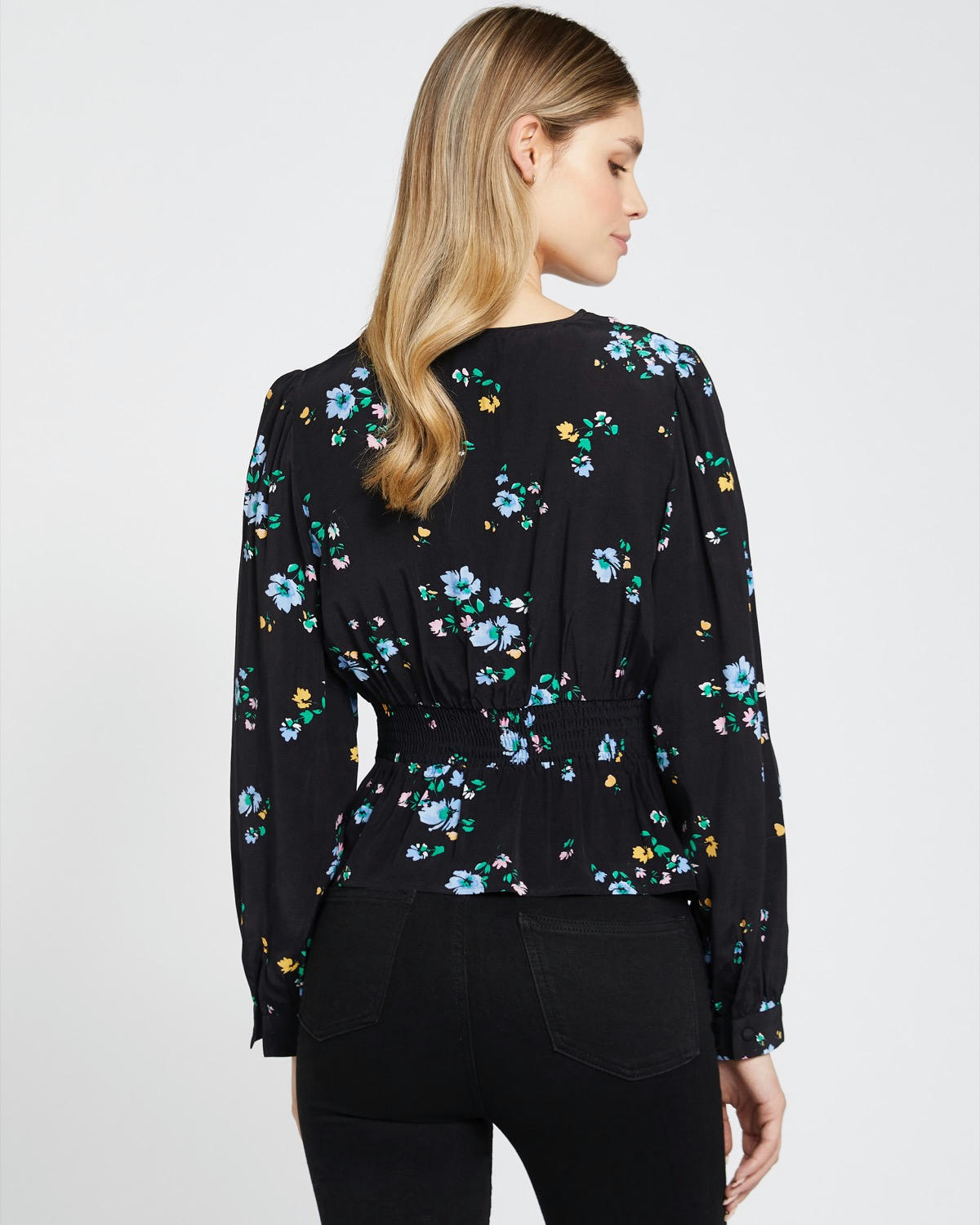 Savida Cara Printed V-Neck Blouse