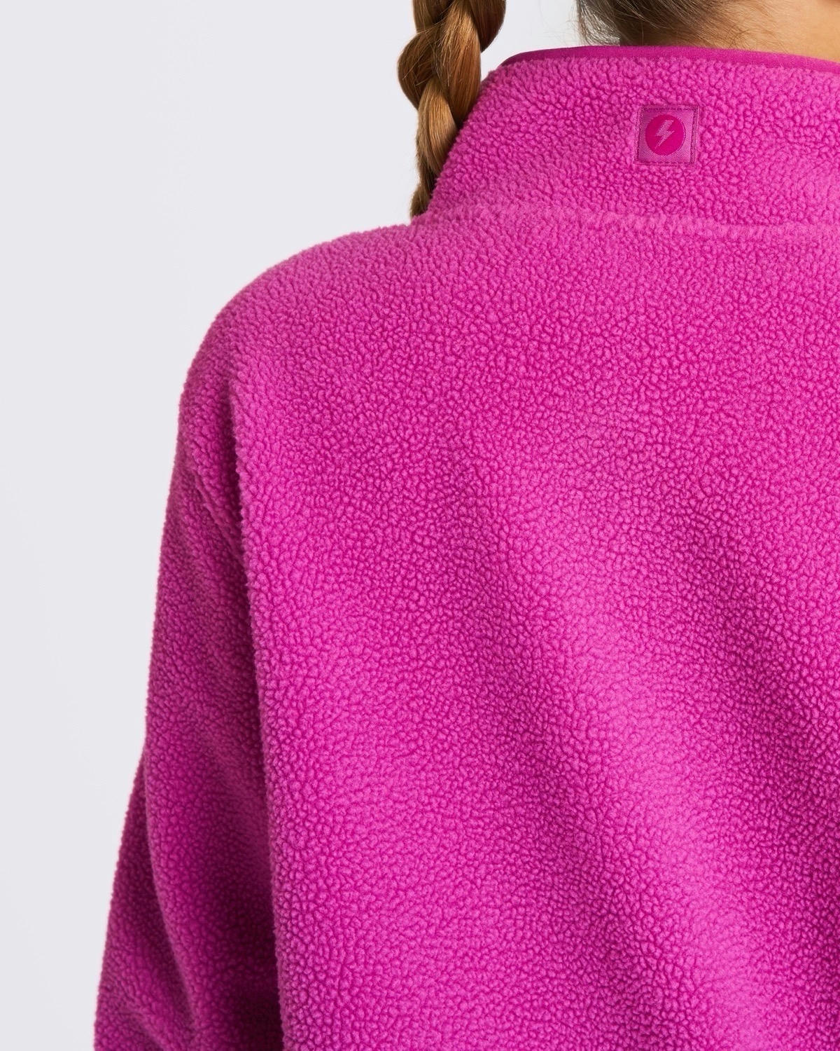 Powercut Ascend Quarter Zip Fleece in Orchid Violet