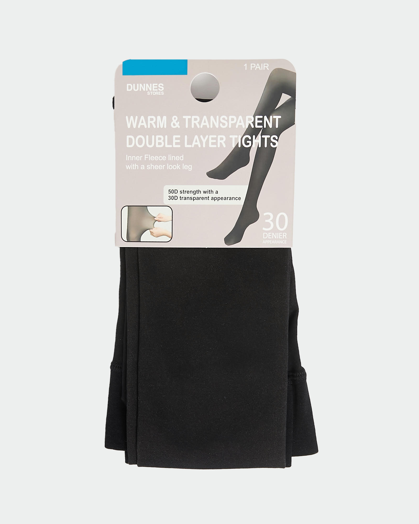 50D Transparent Opaque Tights