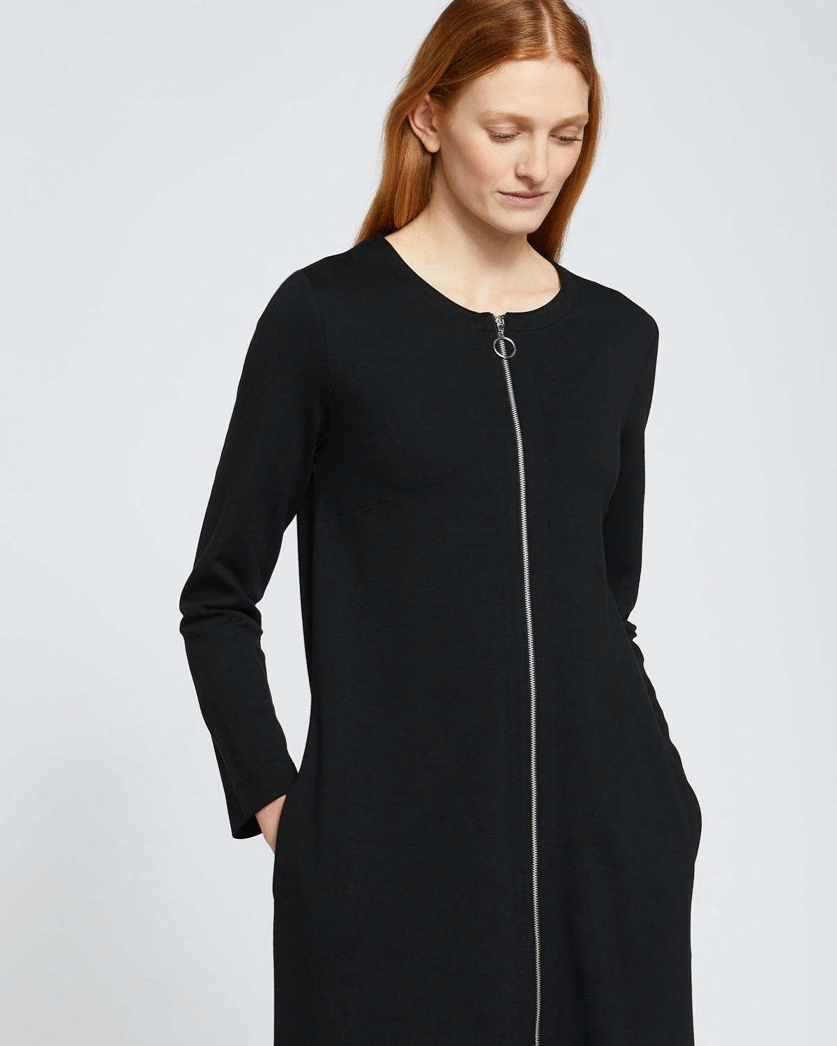 Carolyn Donnelly The Edit Zip Front Dress