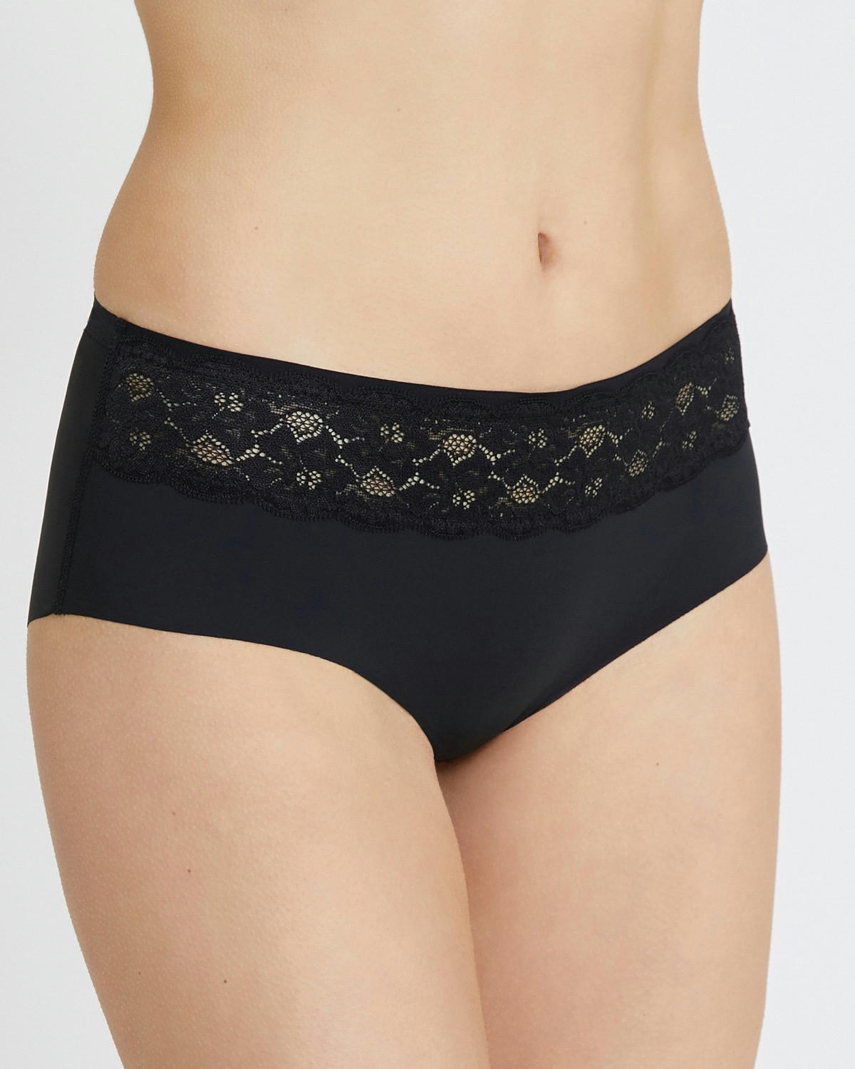 Lace Top No VPL Shorts