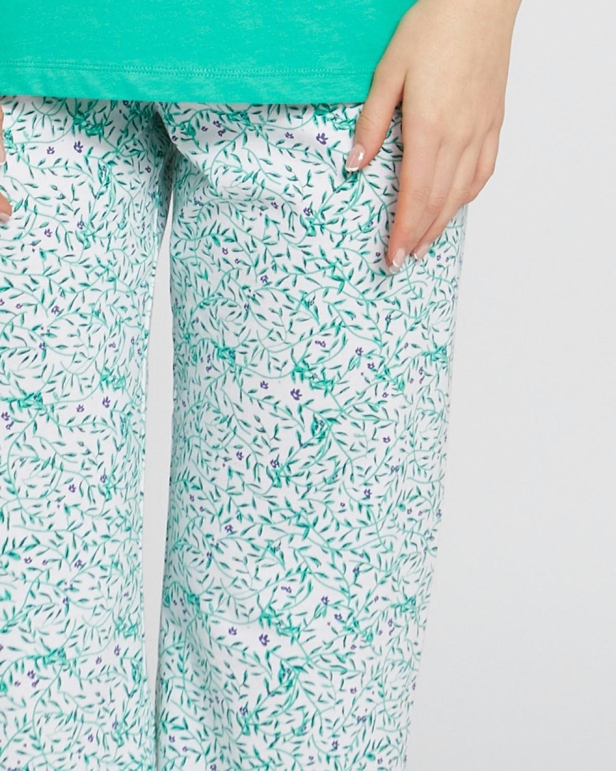 Cotton Cropped Pyjama Set