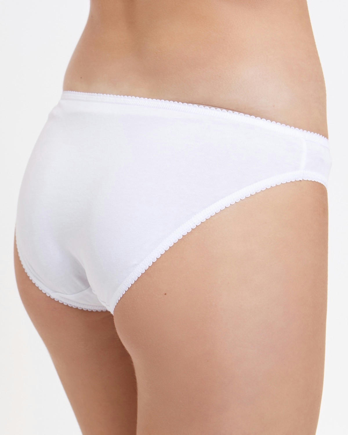 Plain Cotton-Rich Mini Briefs- Pack of 5