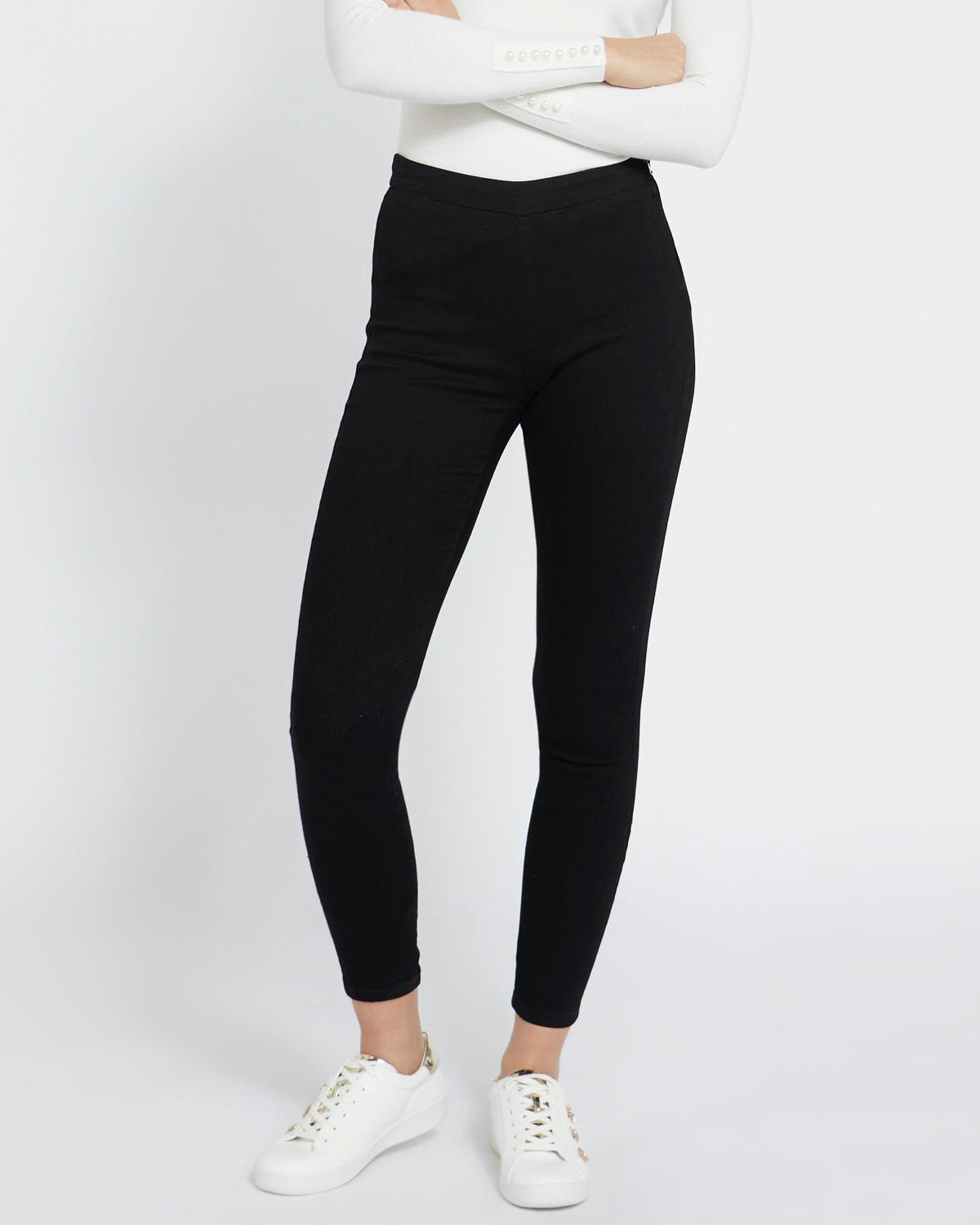 Savida Heidi Side Zip Skinny Fit Jeans