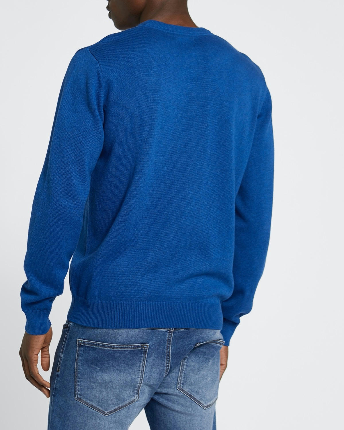 Regular Fit Cotton Crew Neck Jumper