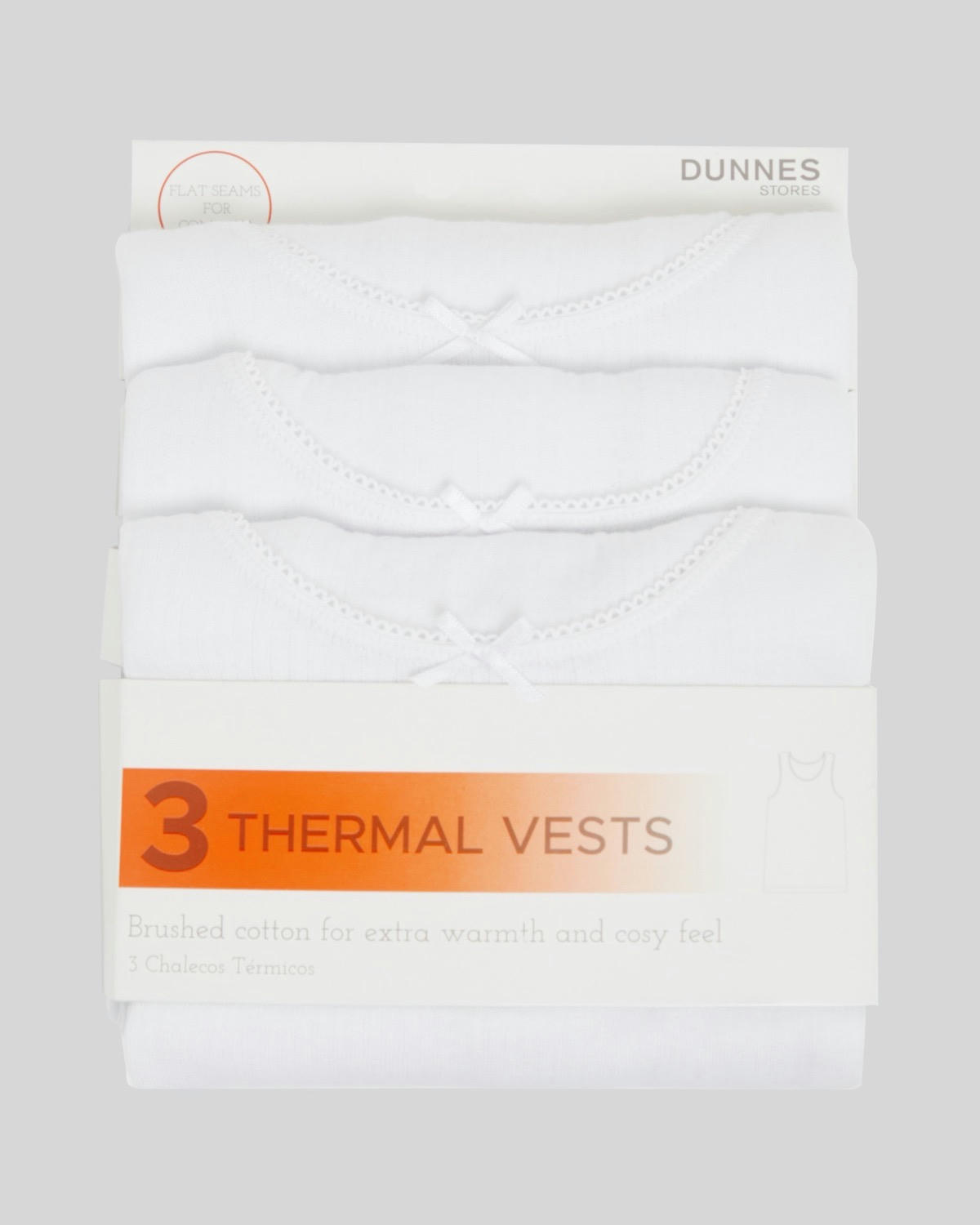 Girls Thermal Sleeveless Vests - Pack Of 3 (2-14 Years)