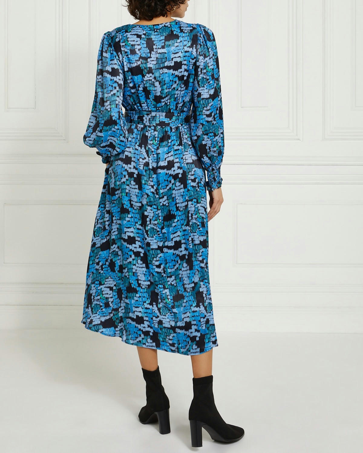 Gallery Astrid Wrap Midi Dress