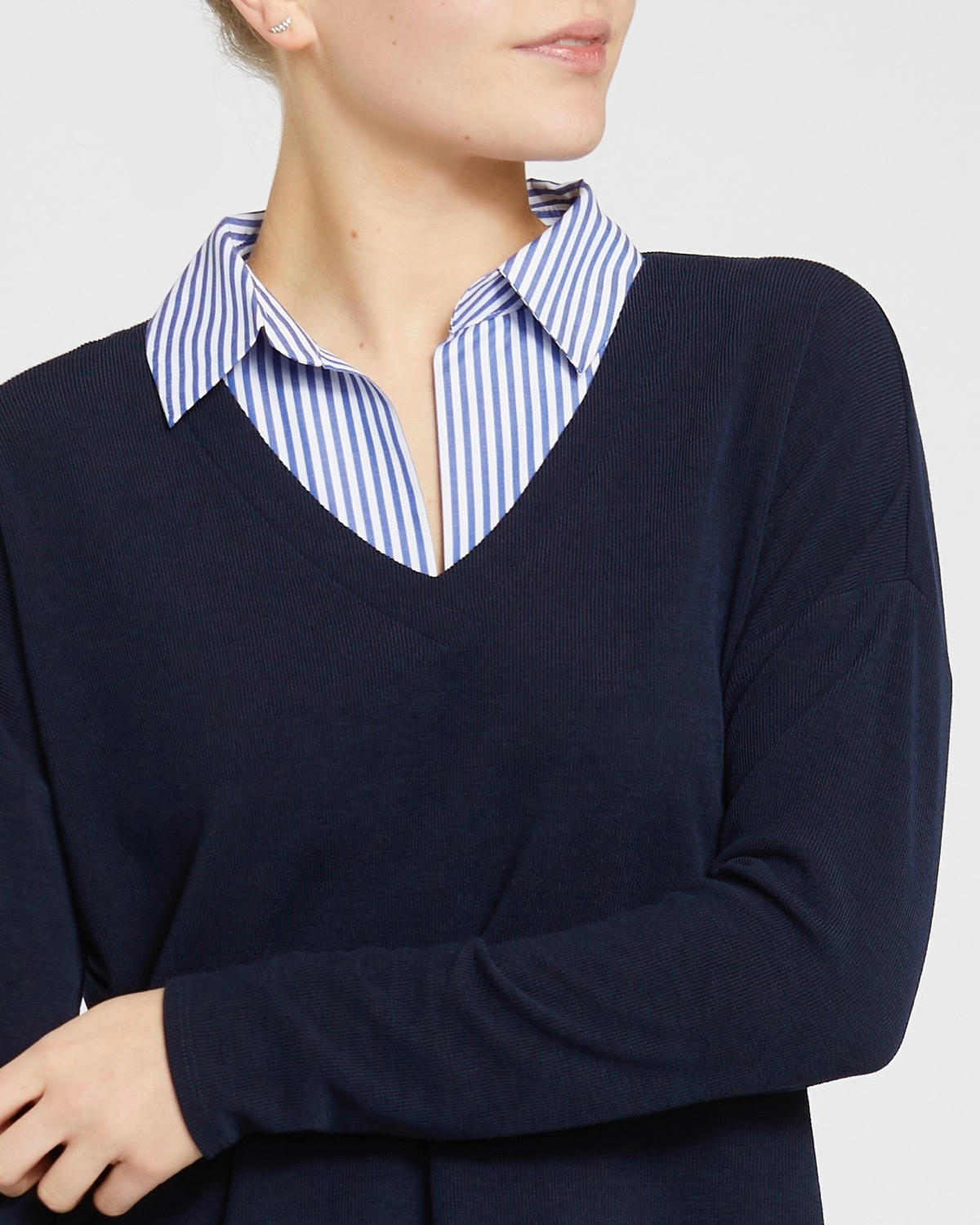 Shirt Twofer Top