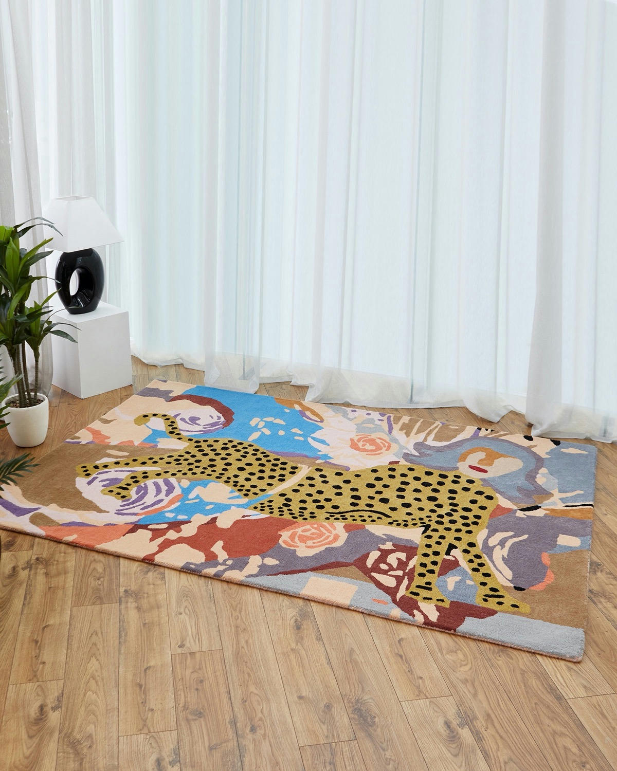 Joanne Hynes Tiger Lady Living Room Rug