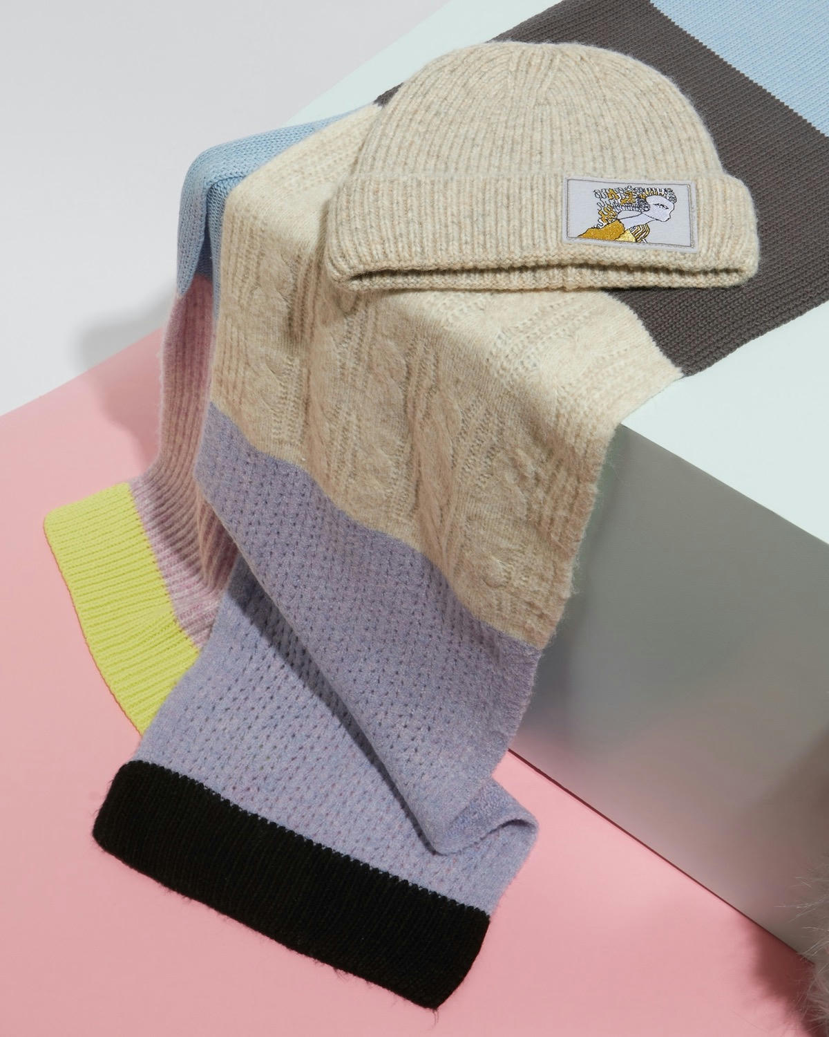 Joanne Hynes By The Water Rib Knit Hat