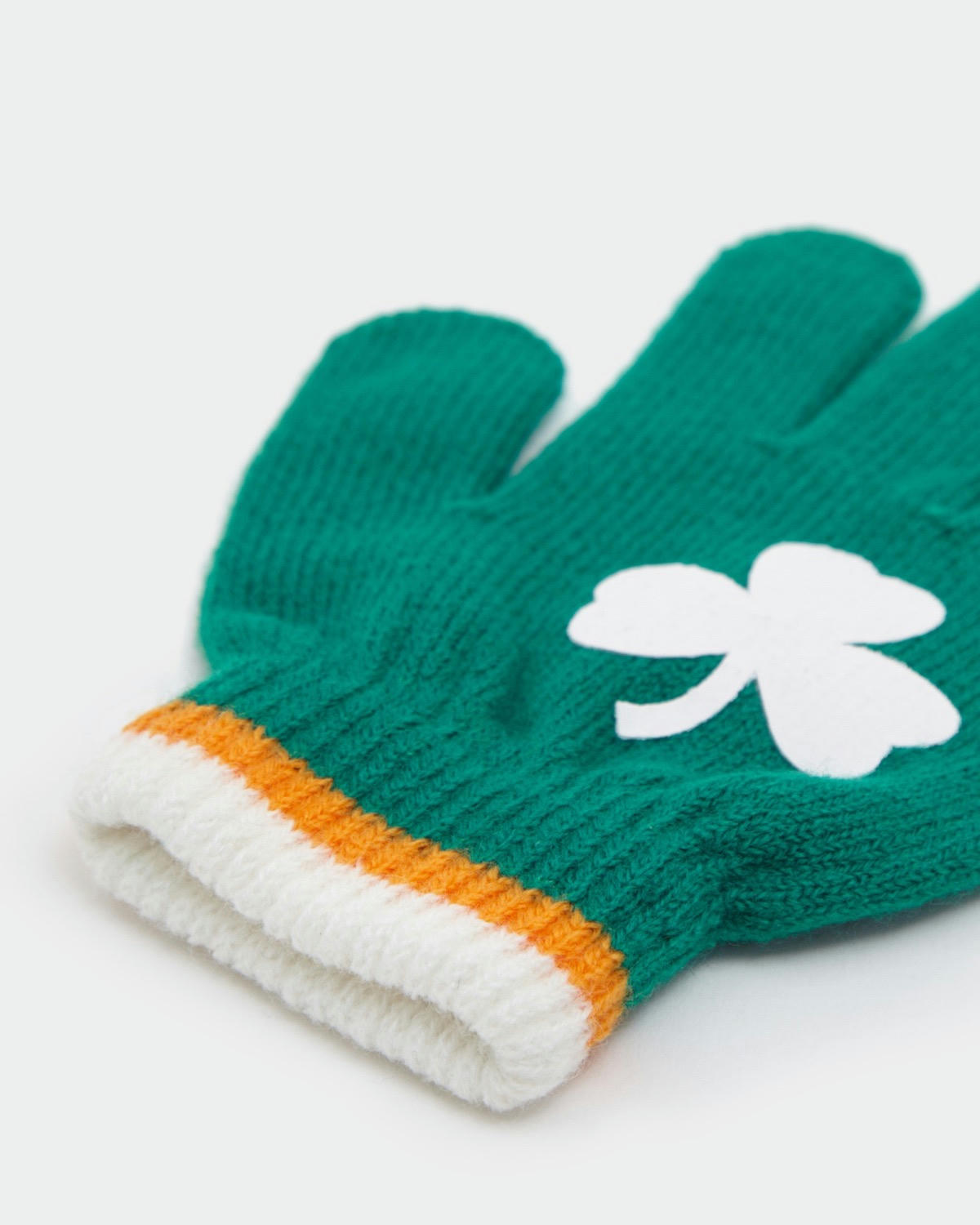 Shamrock Knitted Gloves