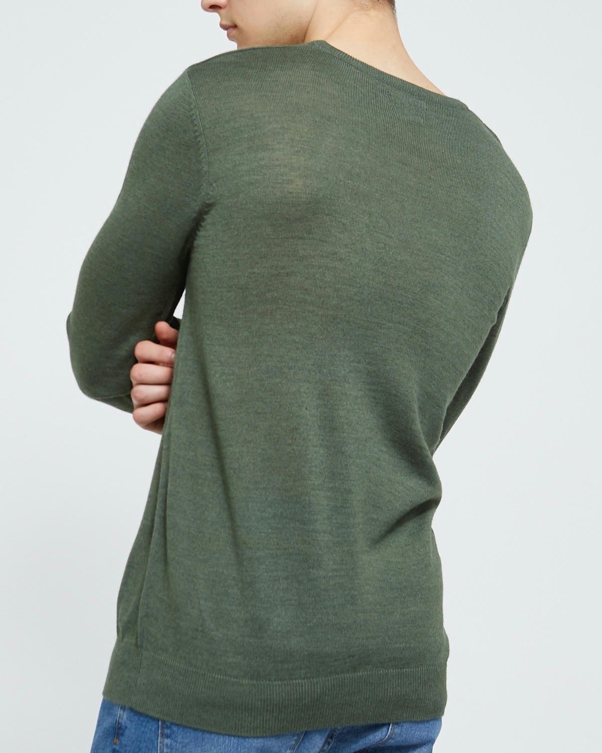 Merino Blend Crew Neck Jumper
