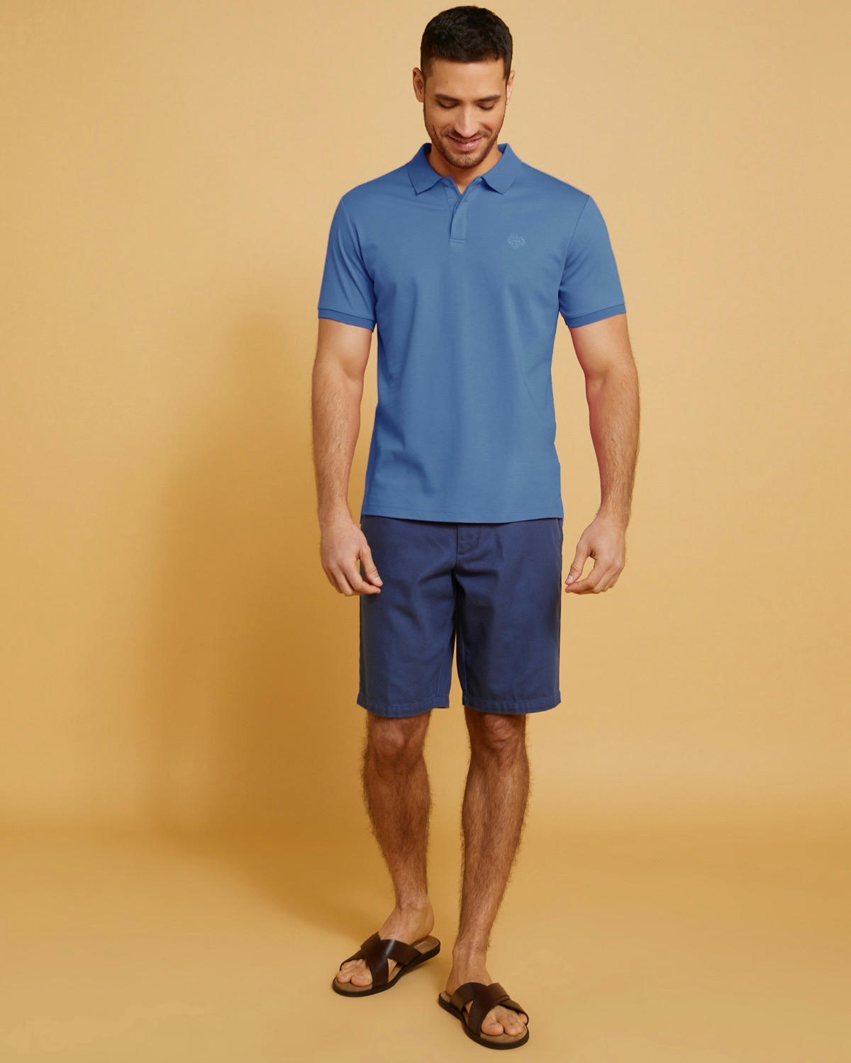 Paul Costelloe Living Mercerised Pima Cotton Polo Shirt