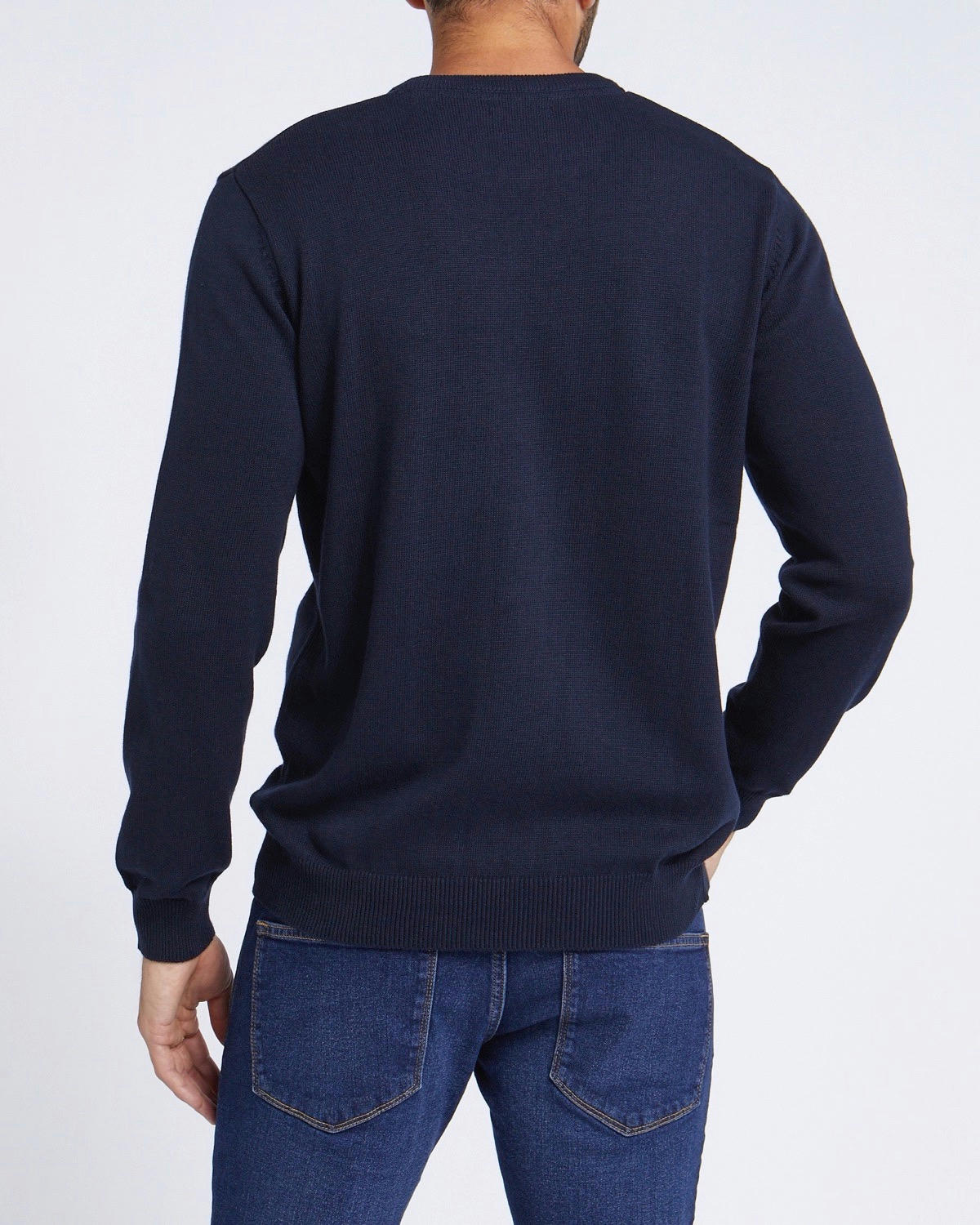 Regular Fit Cotton Crew Neck Jumper