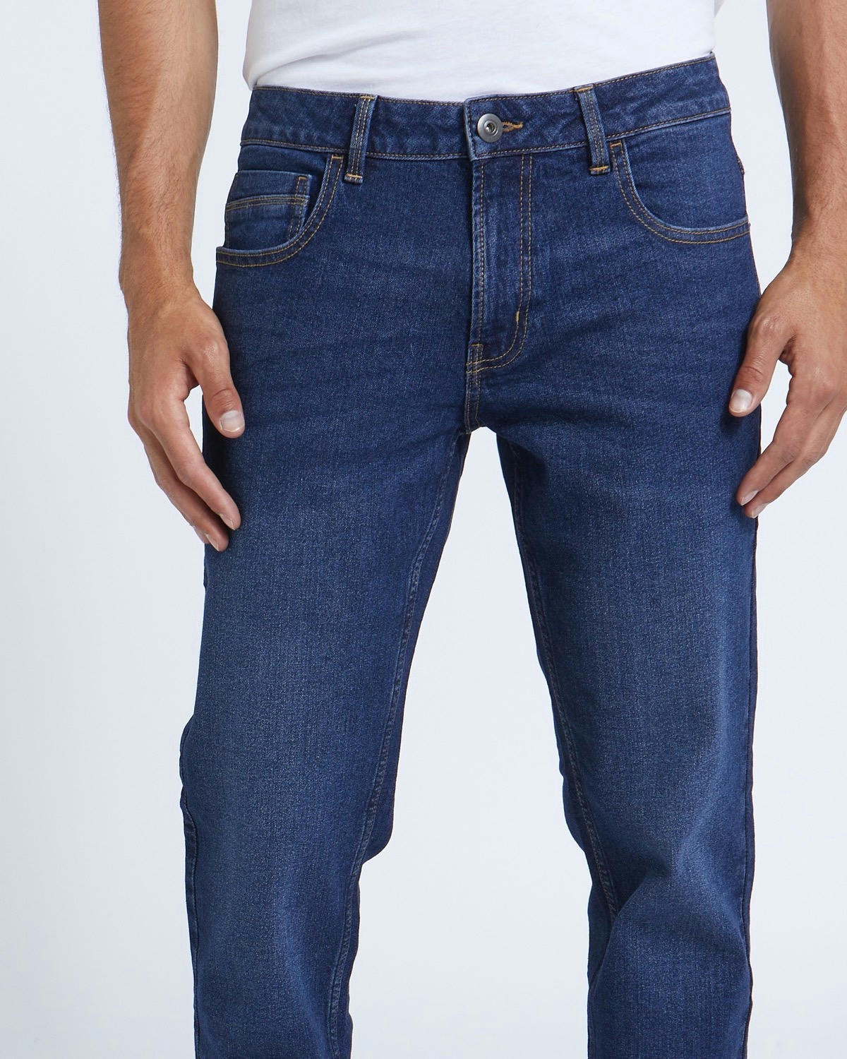 Straight Fit Stretch Jeans