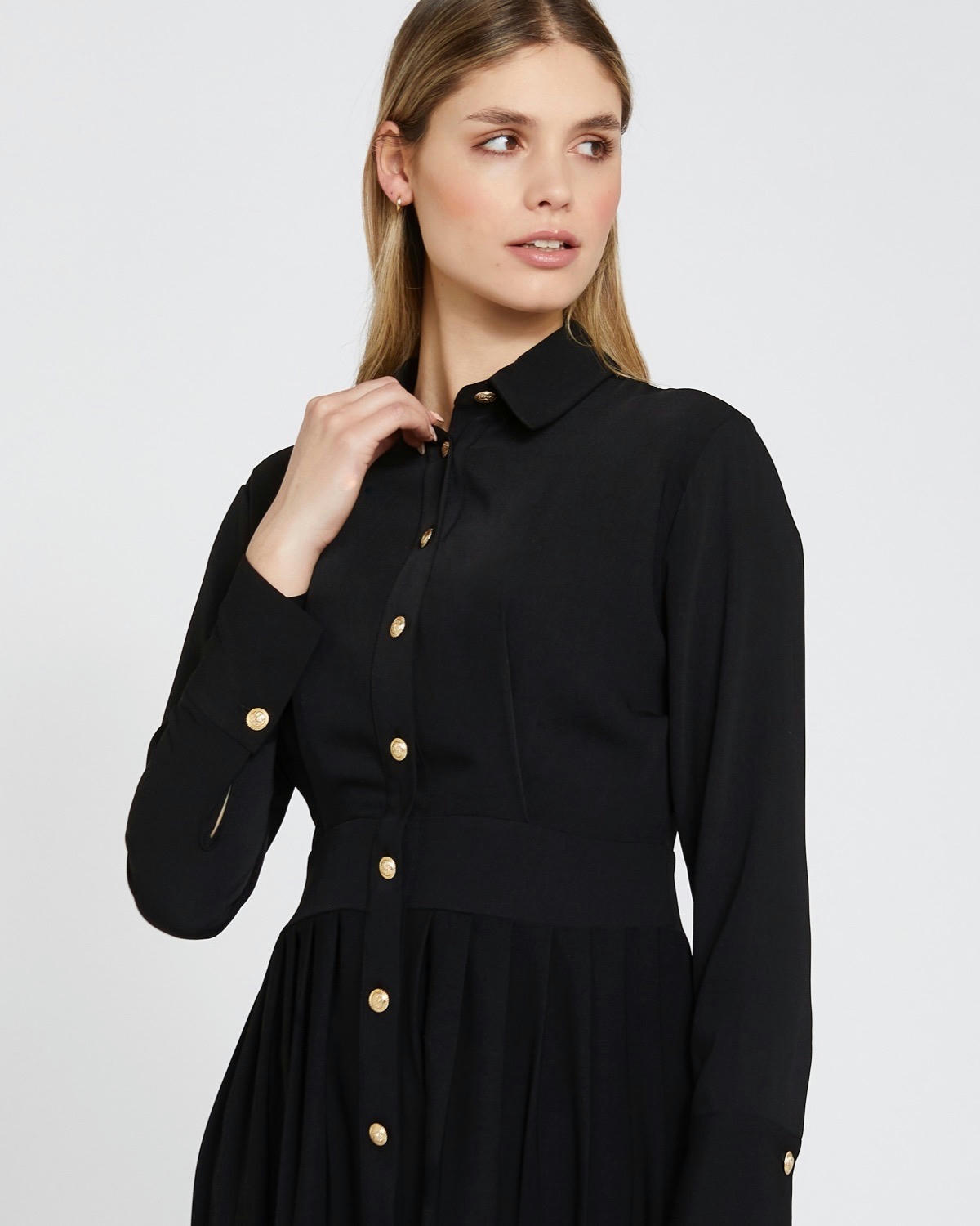 Savida Cara Pleated Shirt Dress