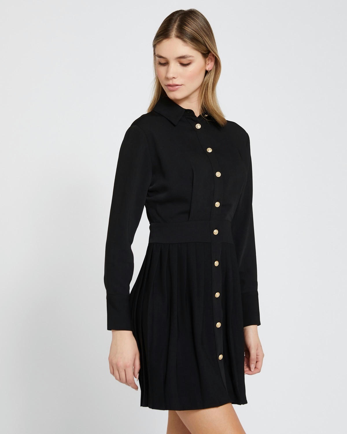 Savida Cara Pleated Shirt Dress