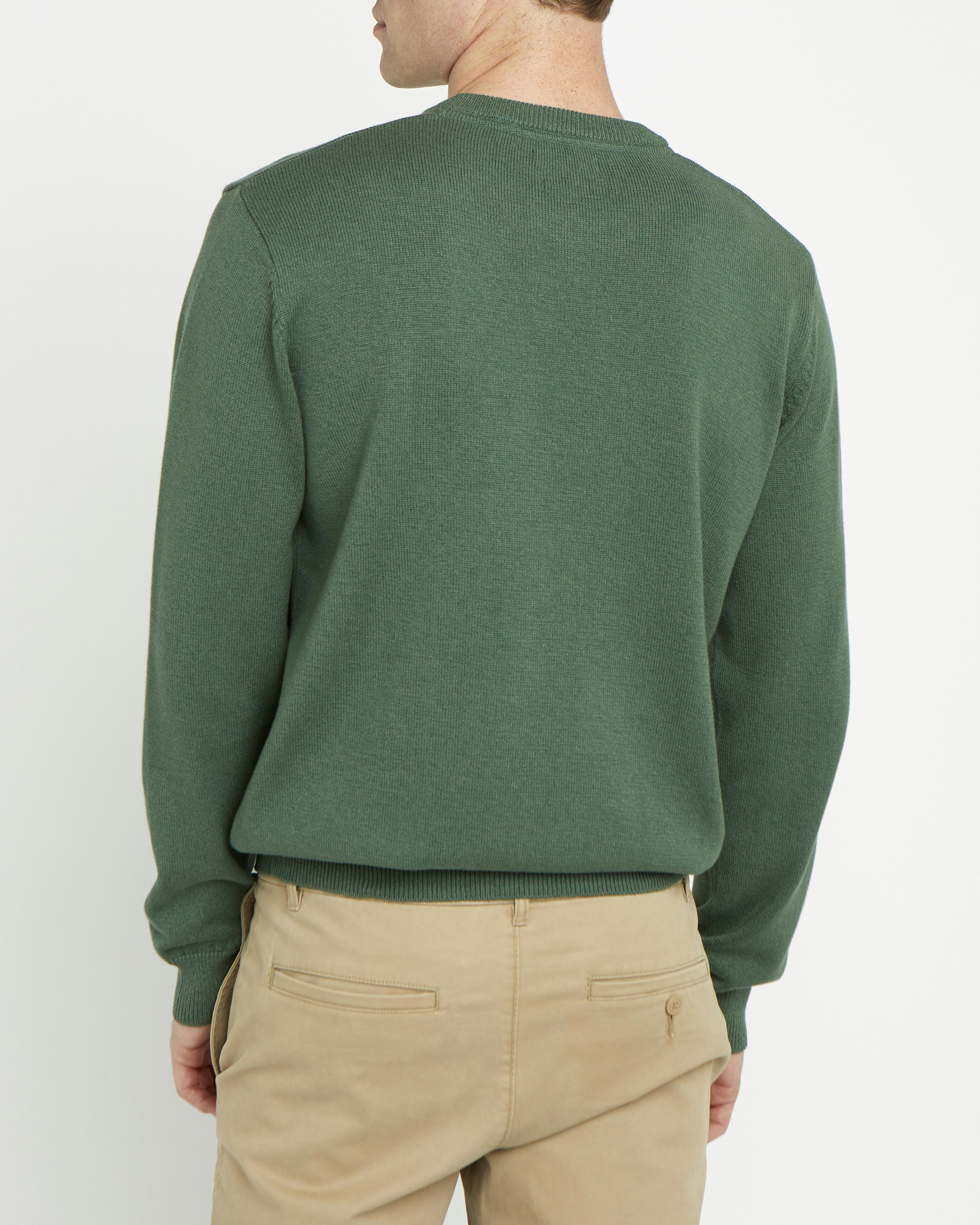 Regular Fit Cotton Crew Neck Jumper