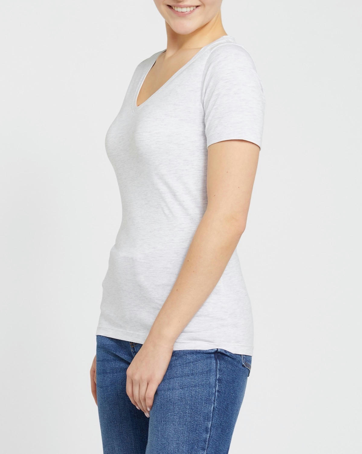 Stretch V-Neck T-Shirt