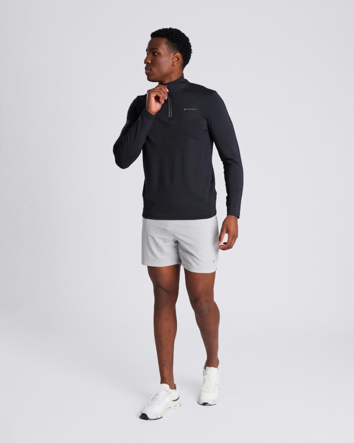 Central Qtr Zip Training Top