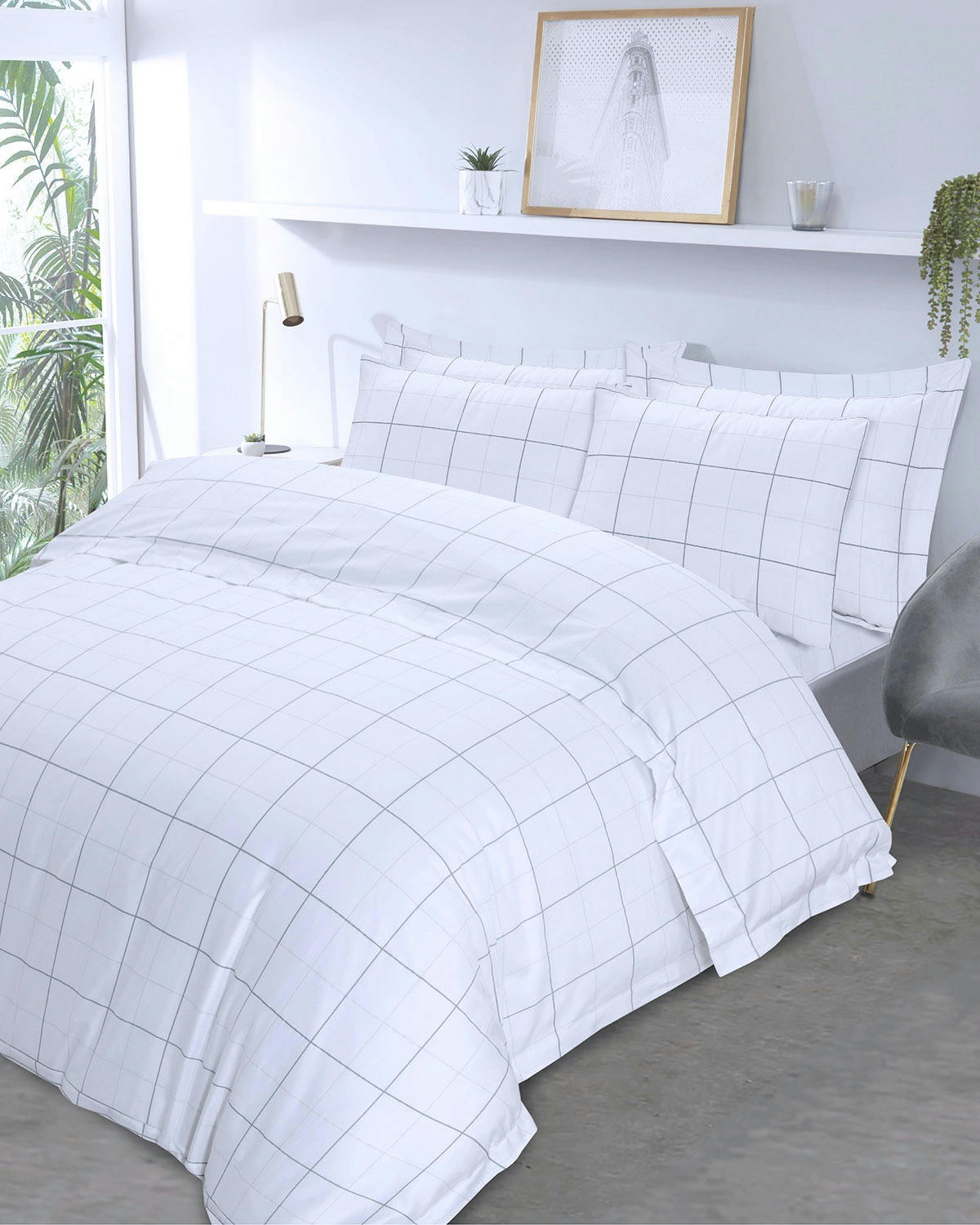 Check Bedding Bundle Set