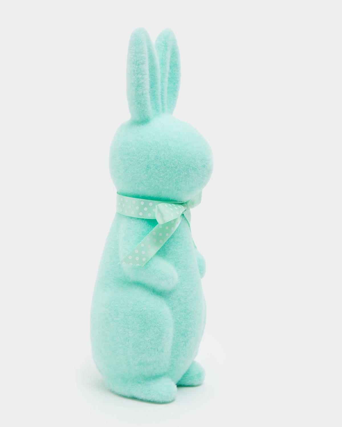 Small Flocked Bunny