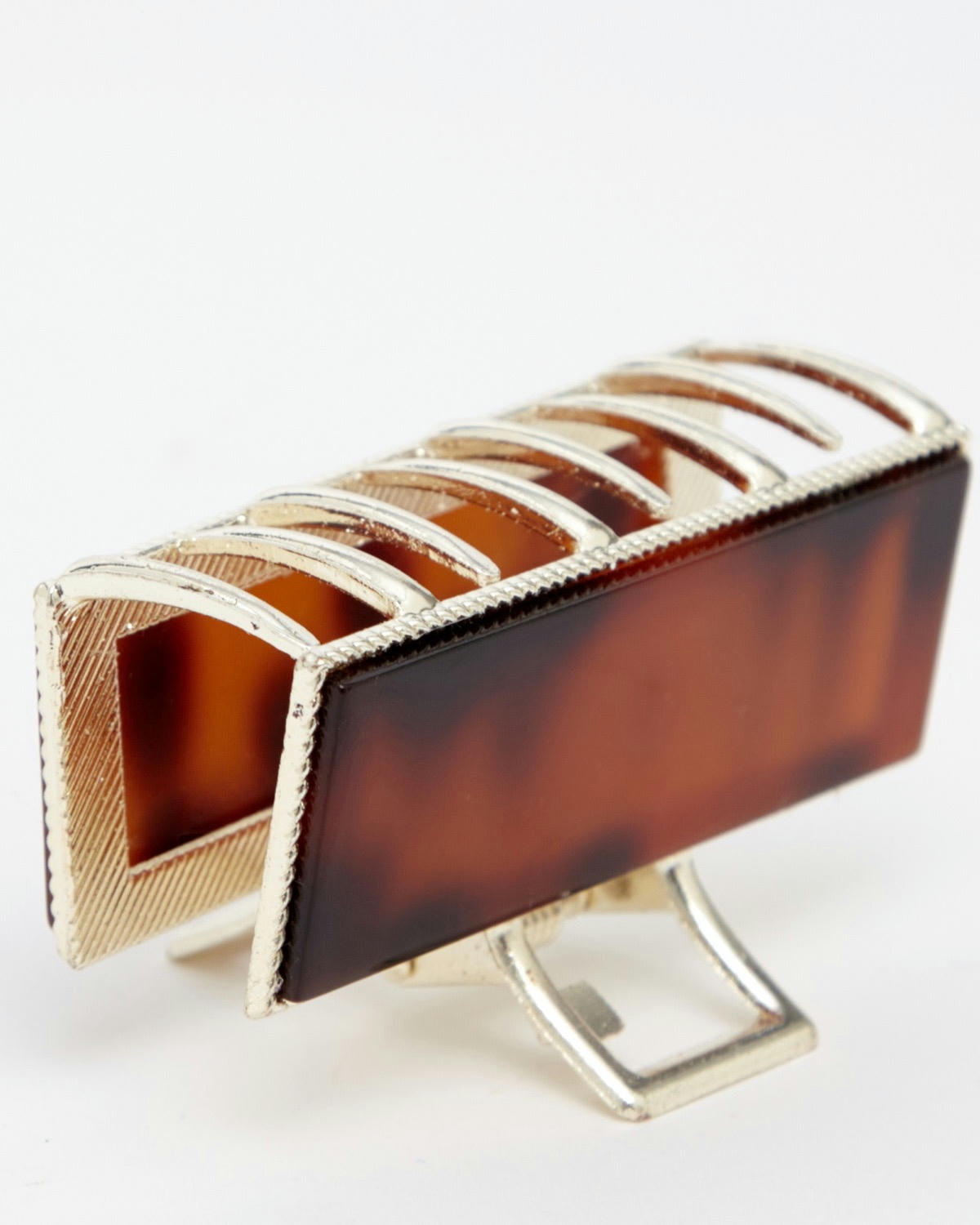 2Pk Gold Tort Claw Clip