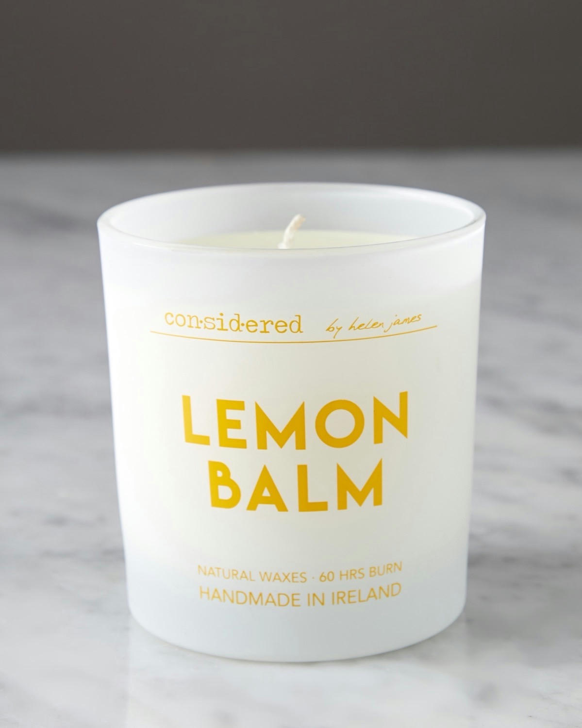 Helen James Considered Lemon Balm Tumbler Candle