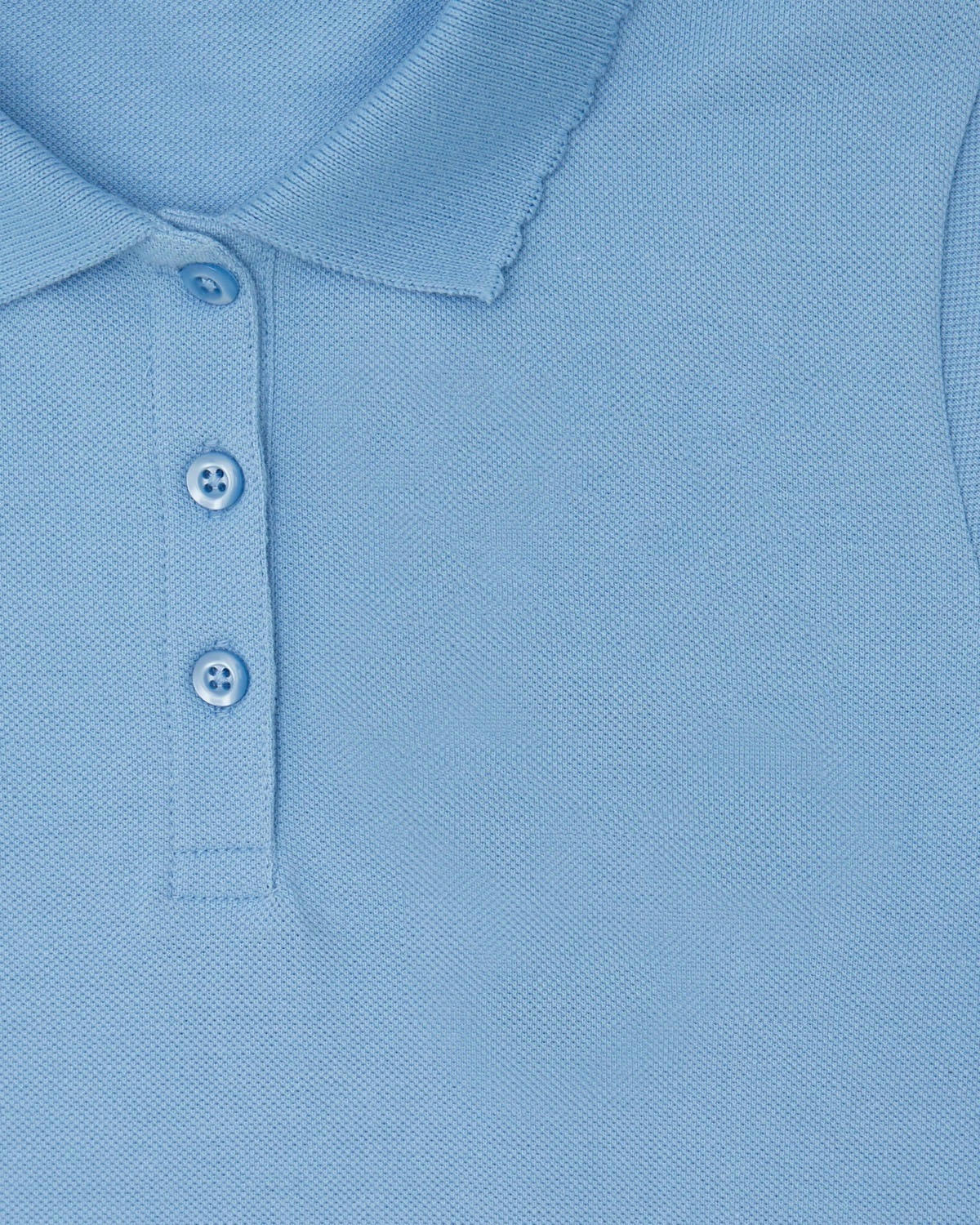 Girls Stain Release Short-Sleeved Slim Polo Shirts - Pack Of 2