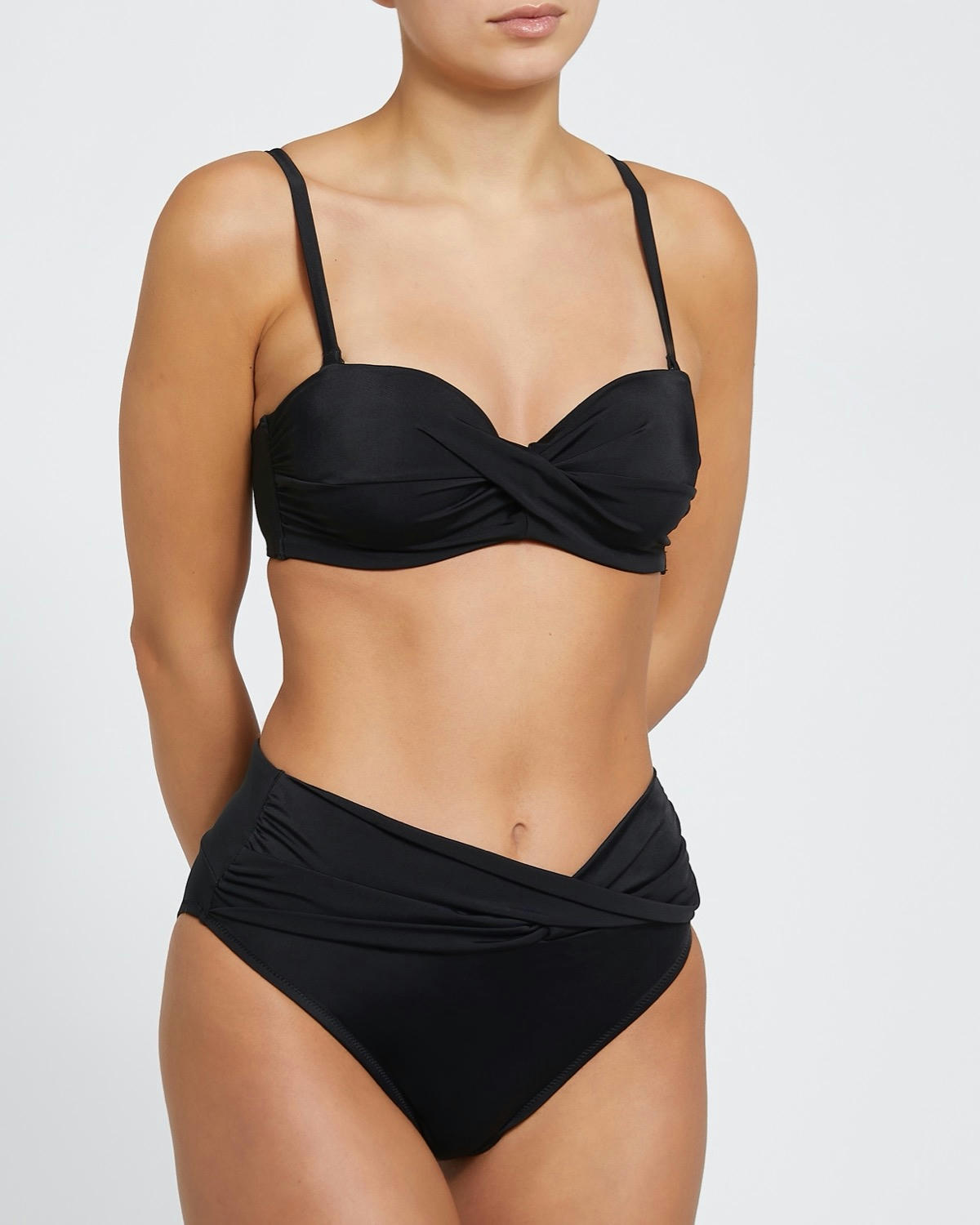 Crossover Balcony Bikini Top