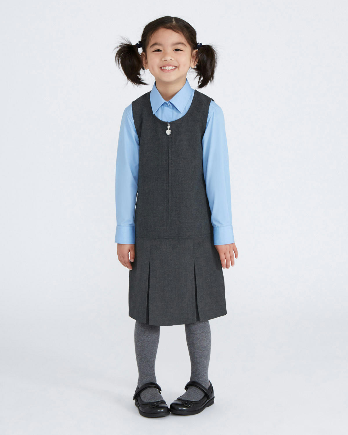 Zip Front Pinafore