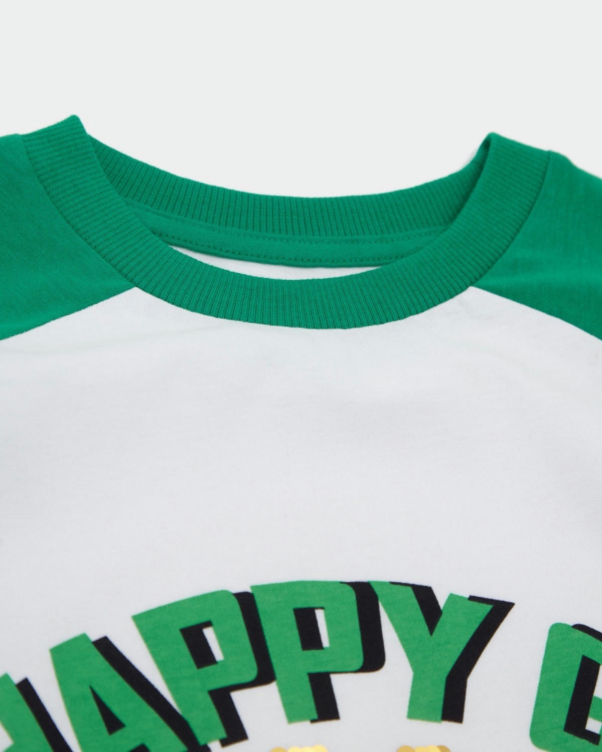 Long-Sleeved St. Patrick's Day Raglan T-Shirt (3-14 Years)