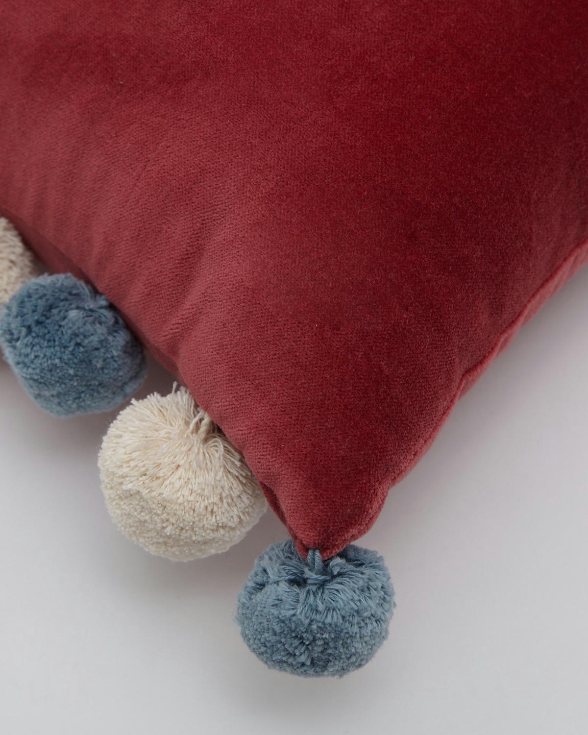 Carolyn Donnelly Eclectic Pom Pom Cushion