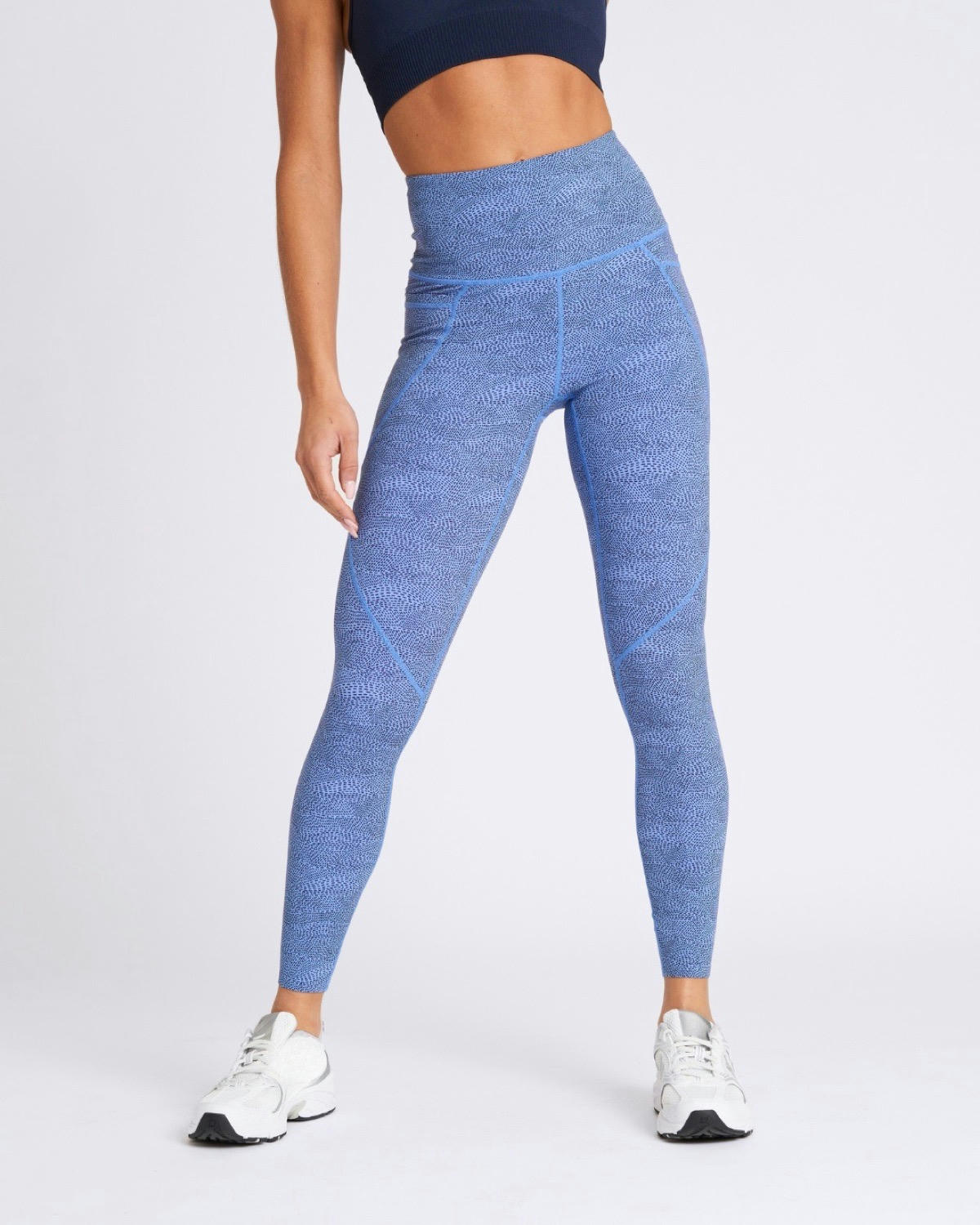 Powercut Sculpt High-Waisted Cornflower Print Leggings