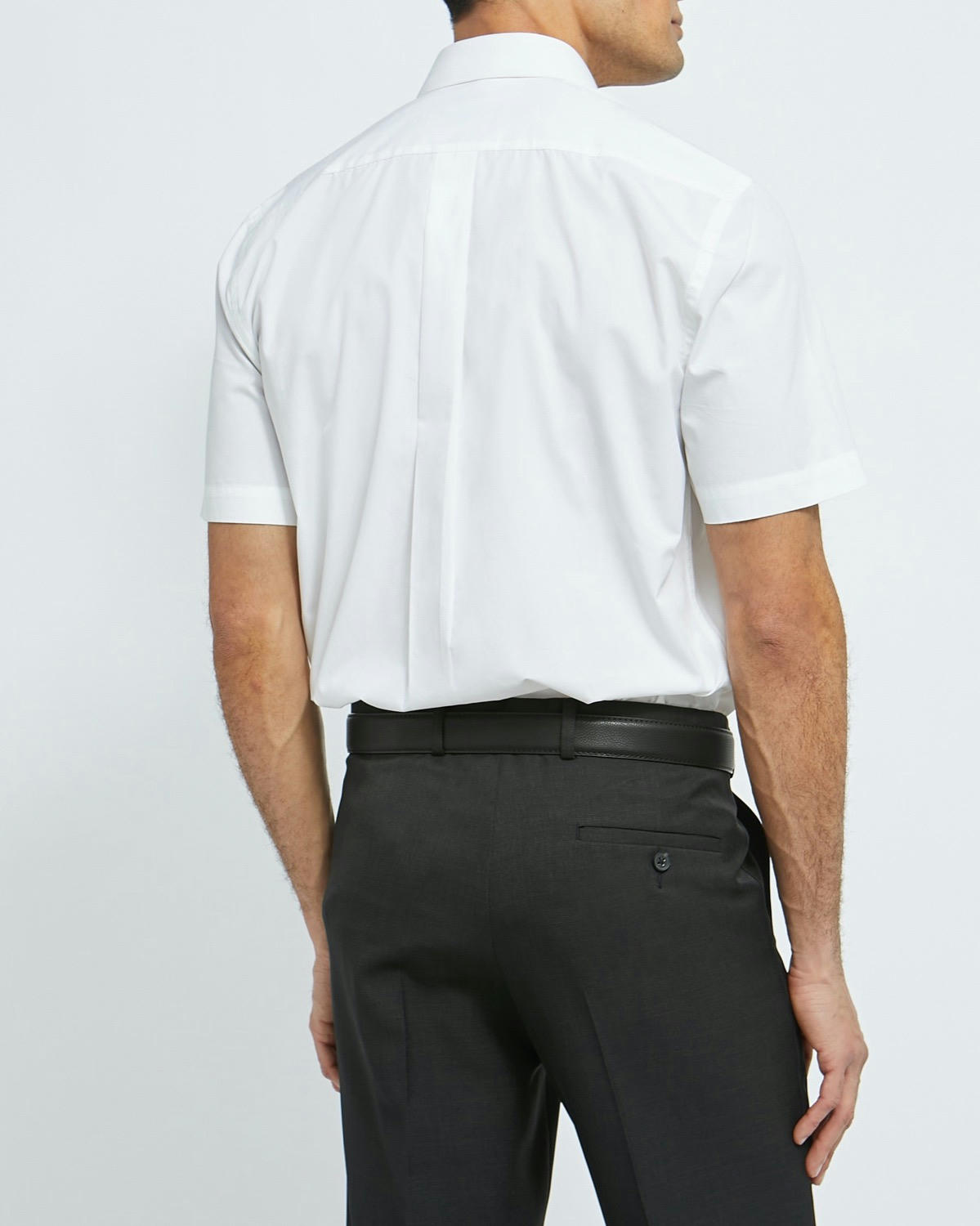 Regular Fit Short-Sleeved Cotton Rich Shirt