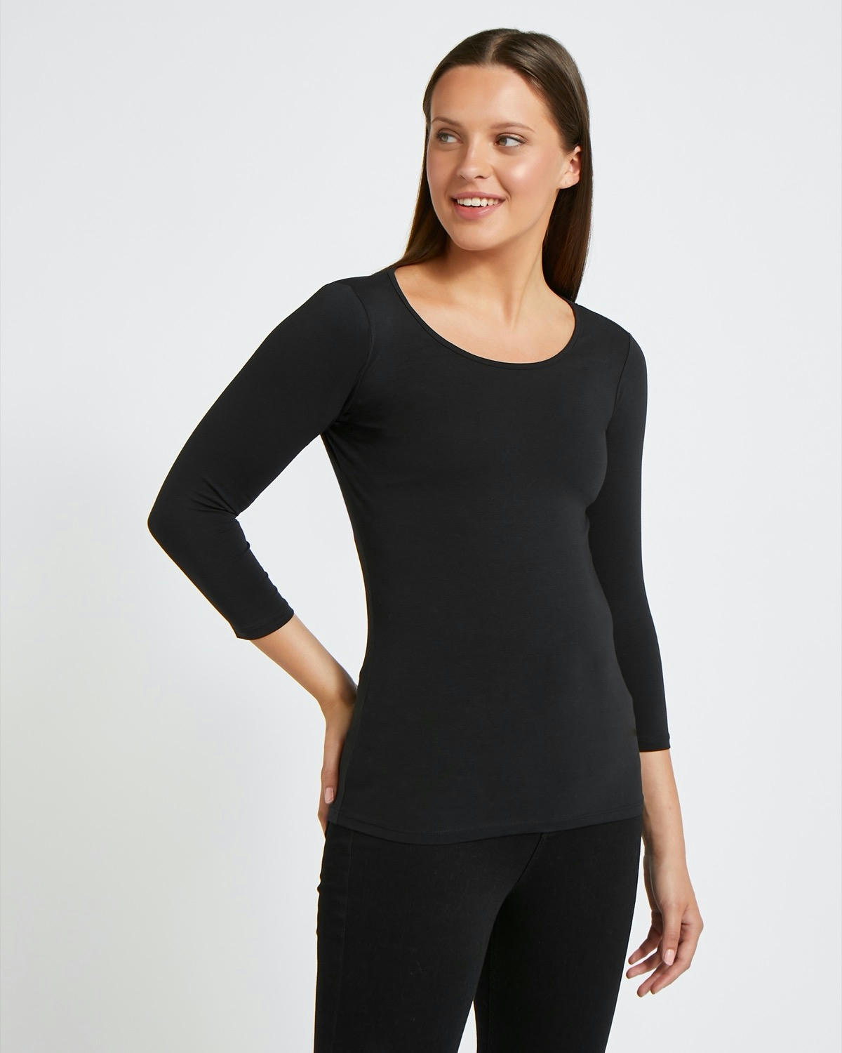 Savida Essential Scoop Neck Top