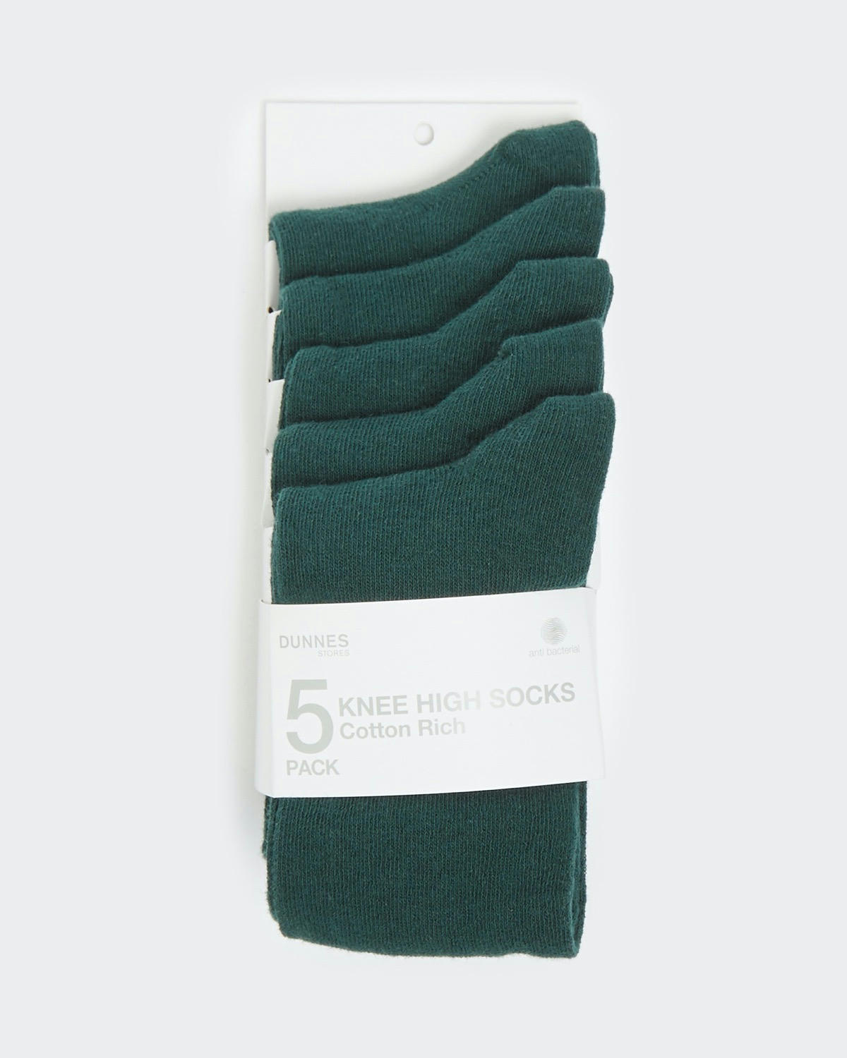 Girls Cotton Rich Knee High Socks - Pack Of 5