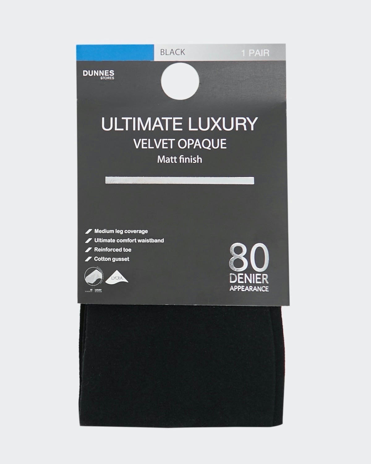 80 Denier Velvet Opaque Tights