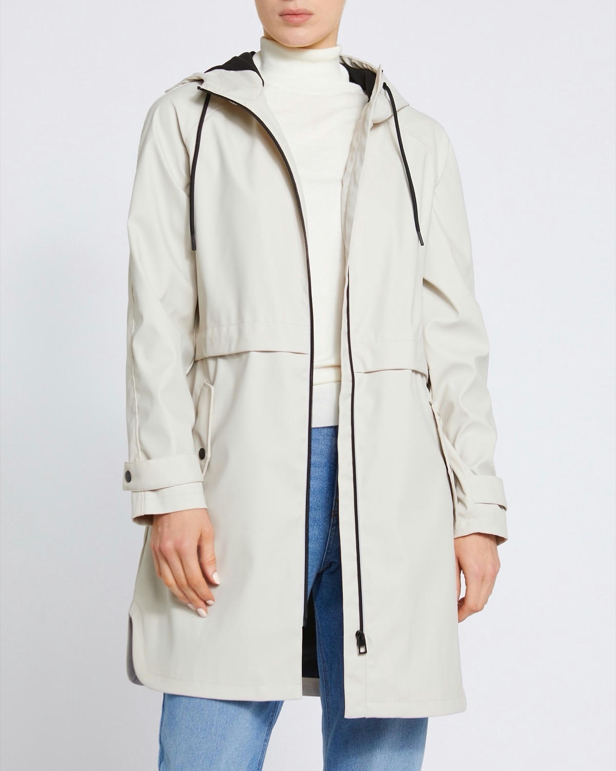 Fleece Lined Raincoat