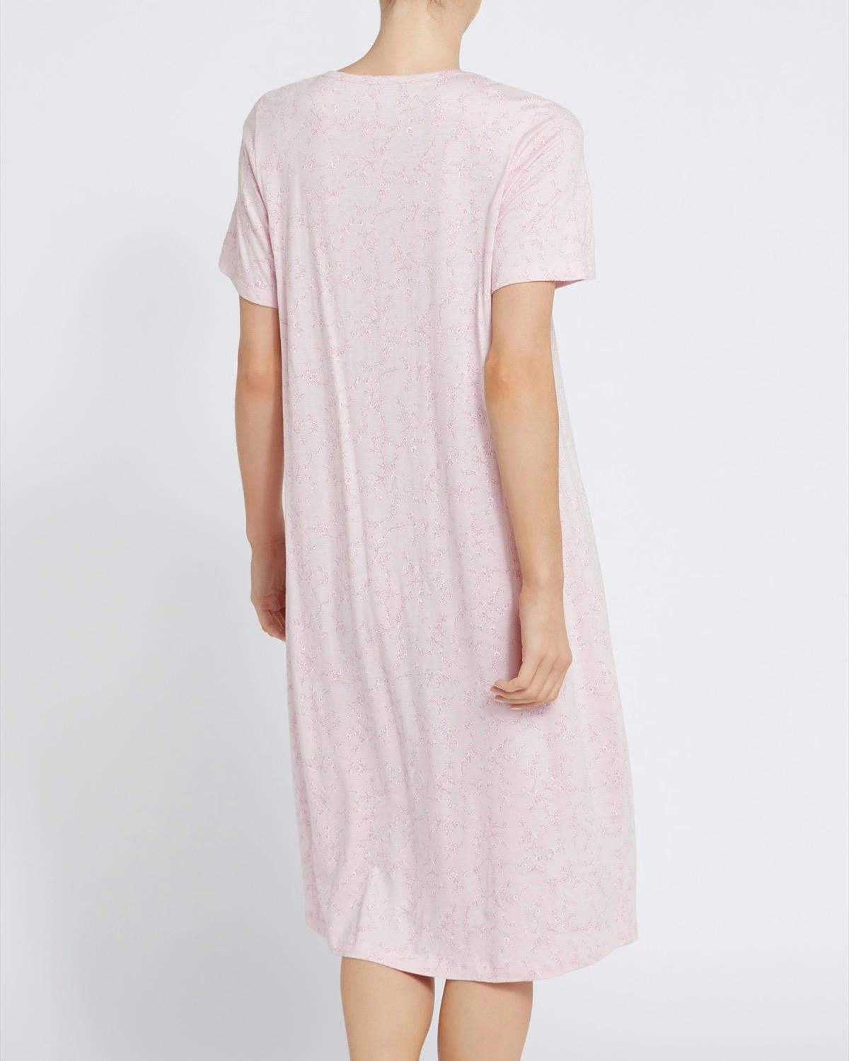 Lace Trim Traditional Nightdress