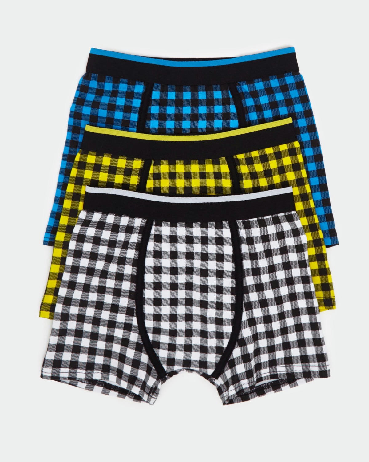 Boys Jersey Trunks - Pack Of 3 - (2-14 years)