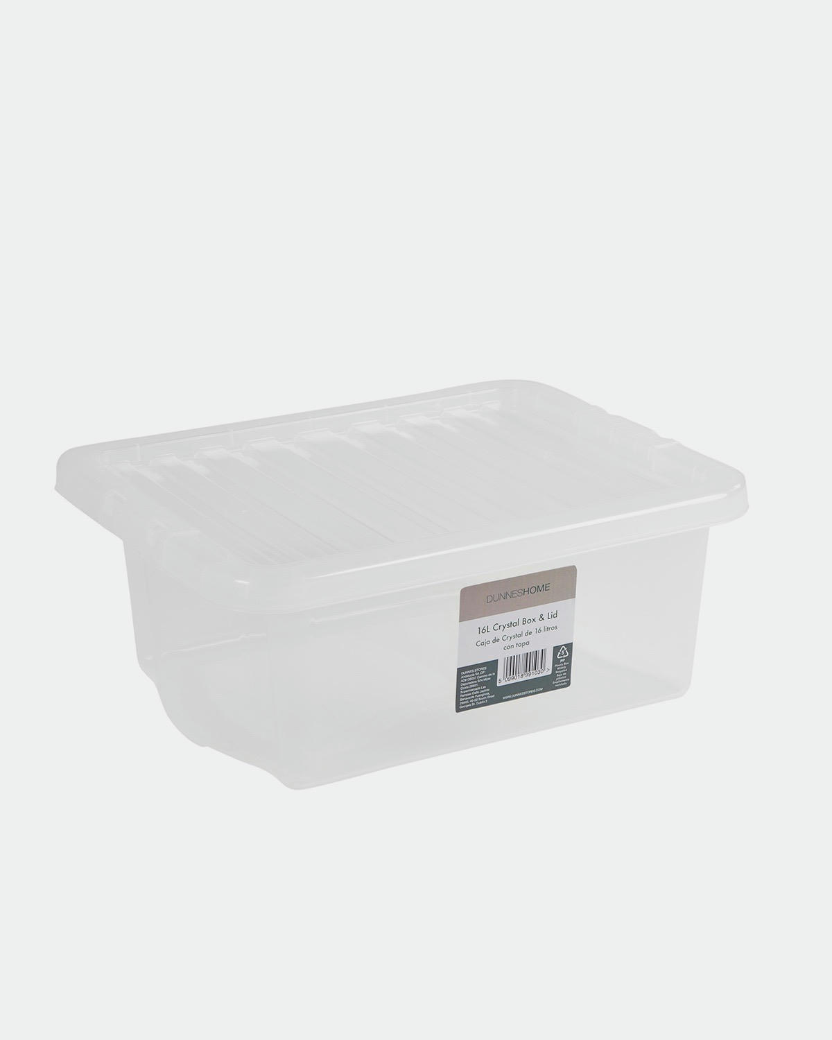 Clear Storage Box With Lid