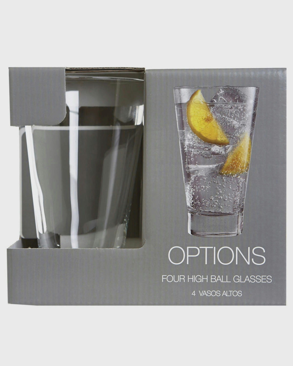 Options Hi Ball Glass - Pack Of 4