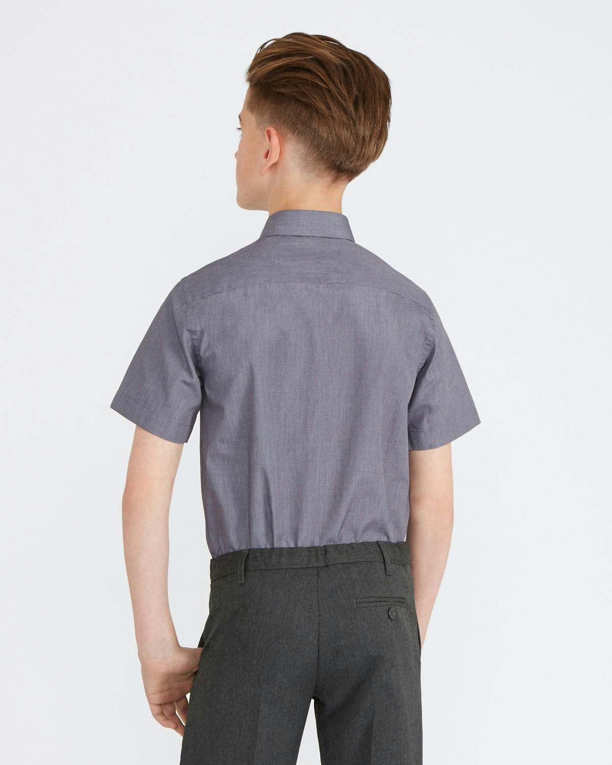 Short-Sleeved Non Iron Shirt - Pack of 3 - (4-16 Years)