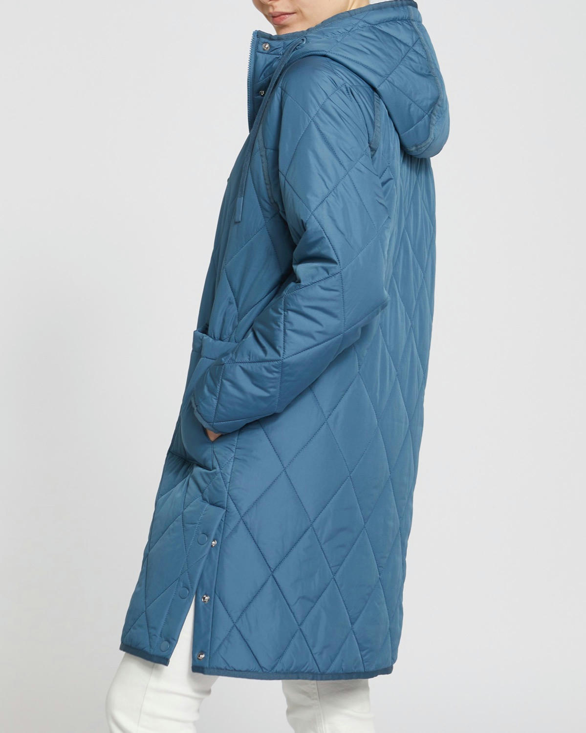 Quilted Fleece Lined Coat