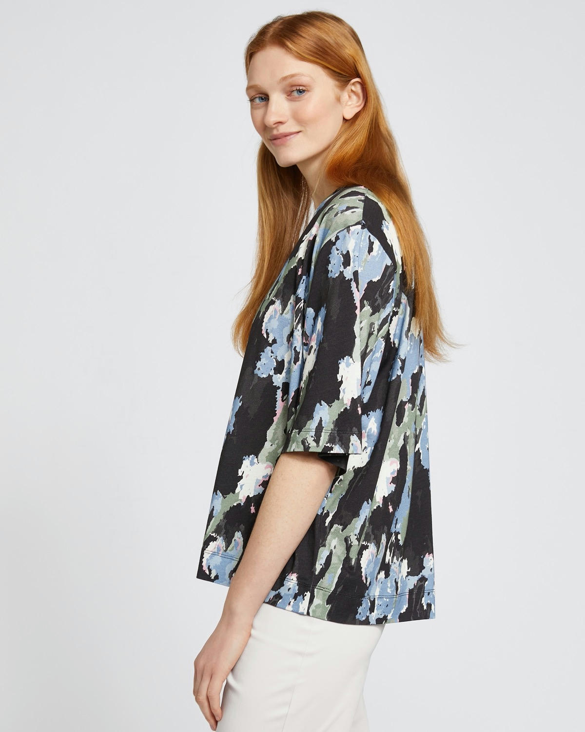 Carolyn Donnelly The Edit Jersey Printed Top